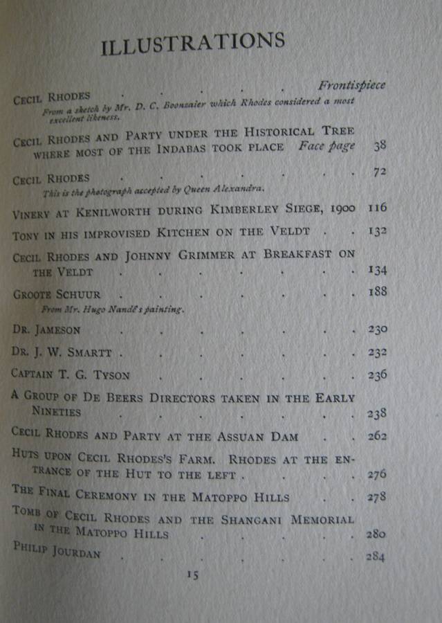 Cecil Rhodes His Private Life By Hi Private Secretary Philip Jourdan