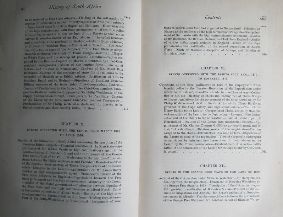 History of South Africa The Republics and Native Territories from 1854 to 1872 G m Theal