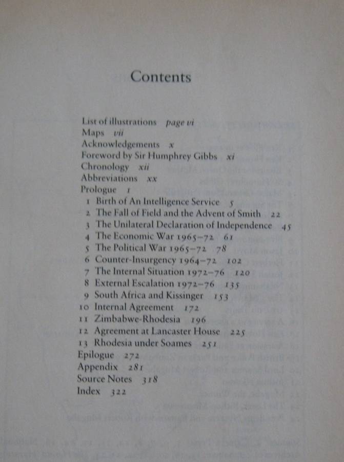 Serving Secretly Rhodesias CIO Chief On Record Ken Flower