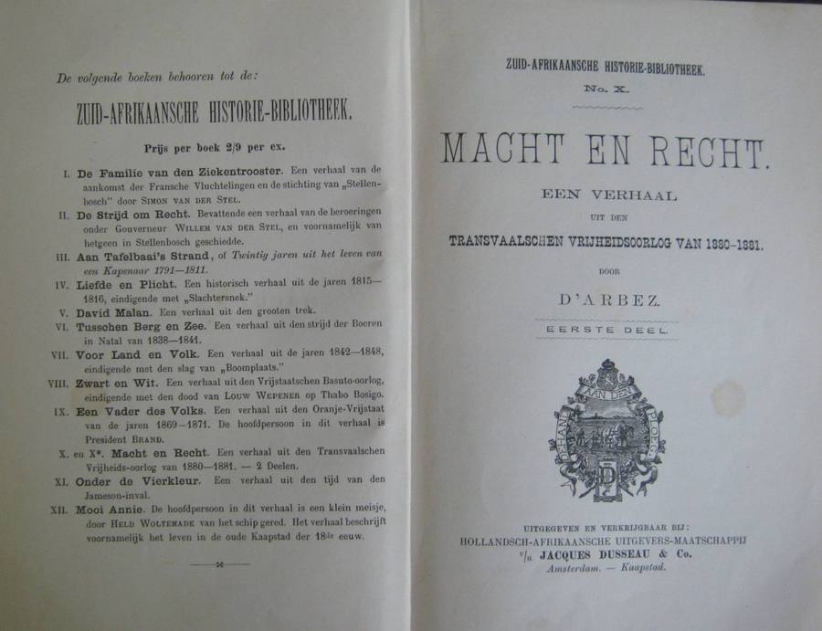 3 Suid-Afrikaansche Historie Bibliotheek Volumes