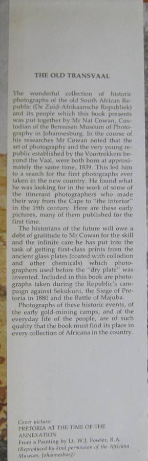 The Old Transvaal 1834  1899 A P Cartwright | Nat Cowan