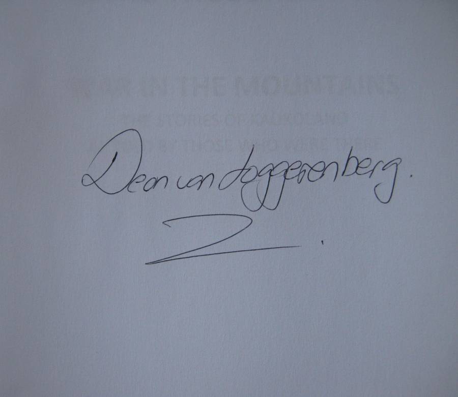 Ovita Mozondundu War in the Mountains The Kaokoland Story During the South African War  Signed