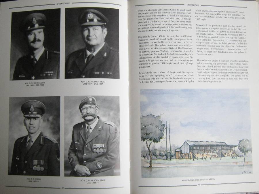 Die Geskiedenis van Genieskool 1940-1990 - School of Engineers The History Komdt J C Rabe