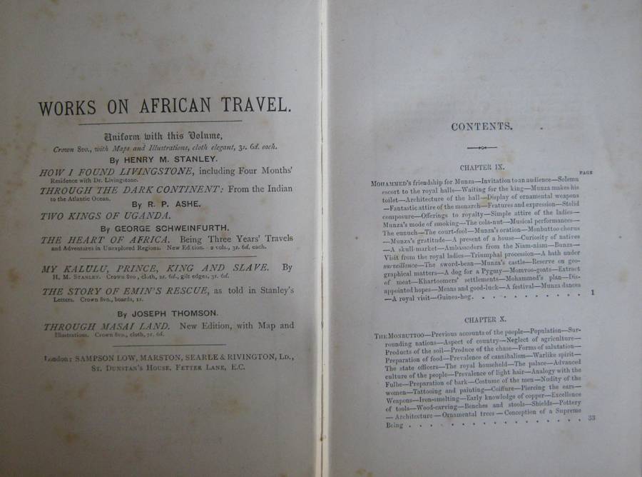 The Heart of Africa Three Years of Travels & Adventures in the Unexplored Regions of Central Africa