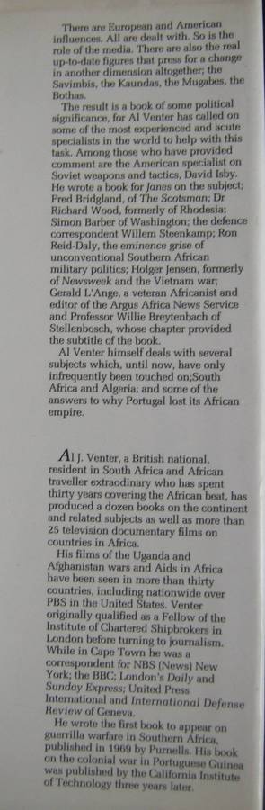 Challenge Southern Africa Within the African Revolutionary Context Al J Venter