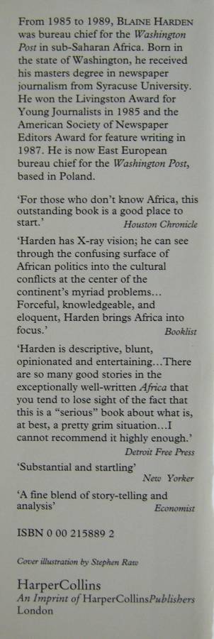 Africa Dispatches From a Fragile Continent Blaine Harden
