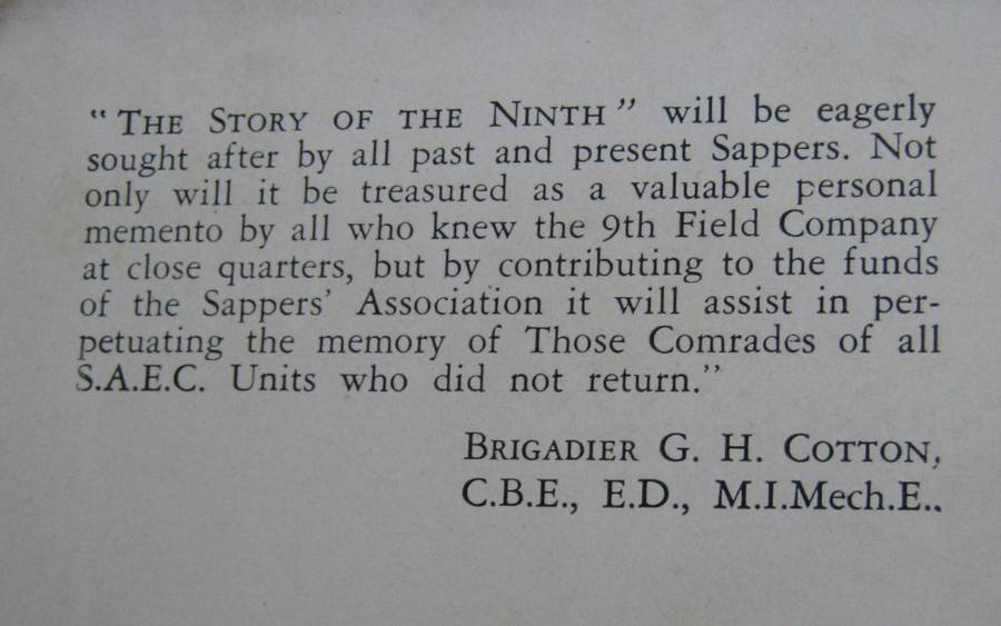 The Story of the Ninth A Record of the 9th Field Company South African Engineer Corps