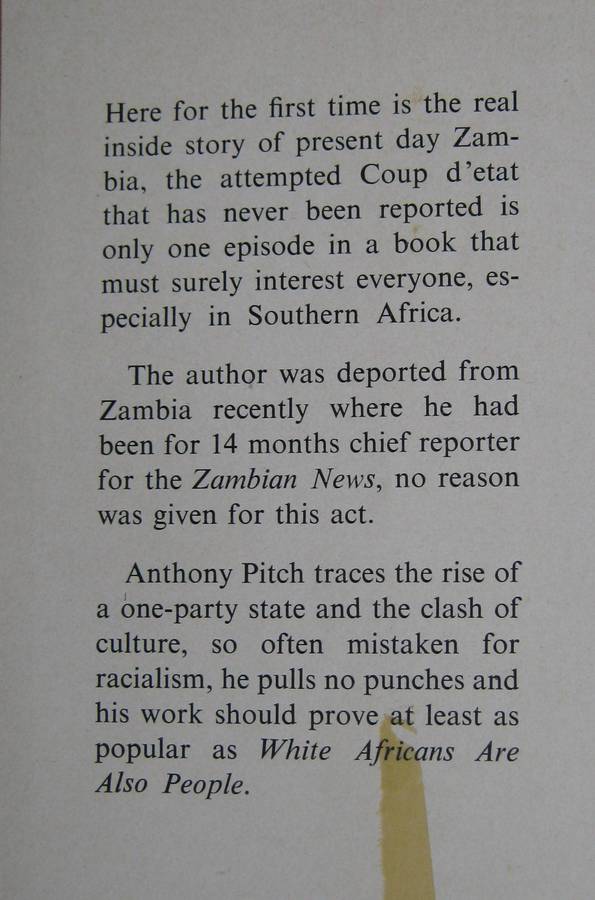 Inside Zambia  And Out Anthony Pitch