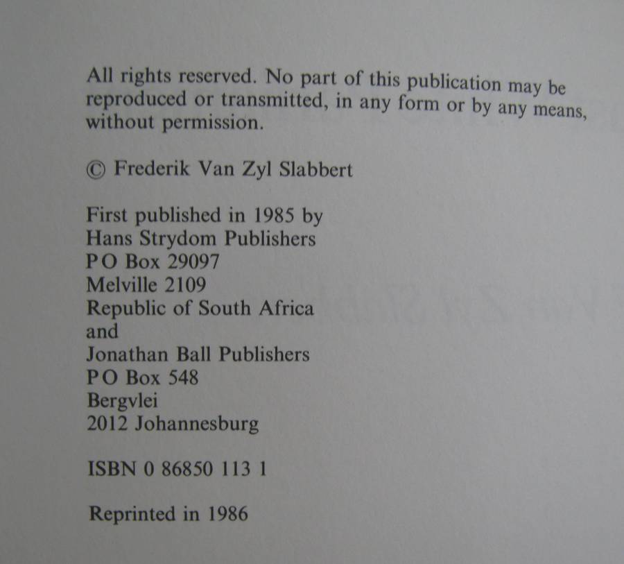 The Last White Parliament Frederik Van Zyl Slabbert