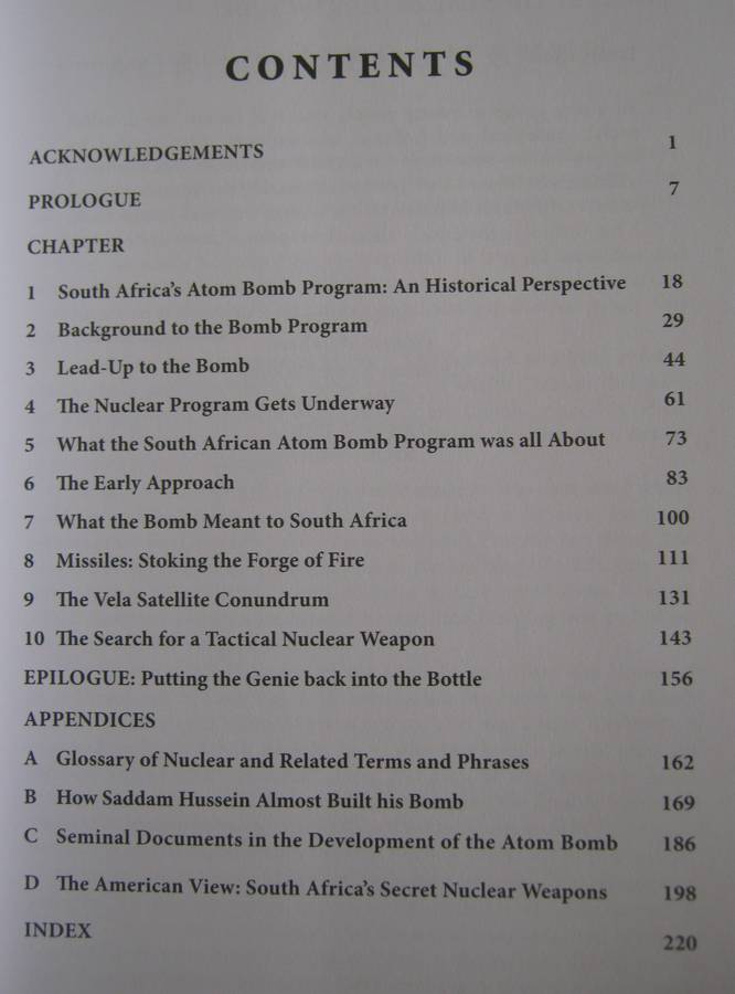 How South Africa Built Six Atom Bombs & Then Abandoned its Nuclear Weapons Program Signed