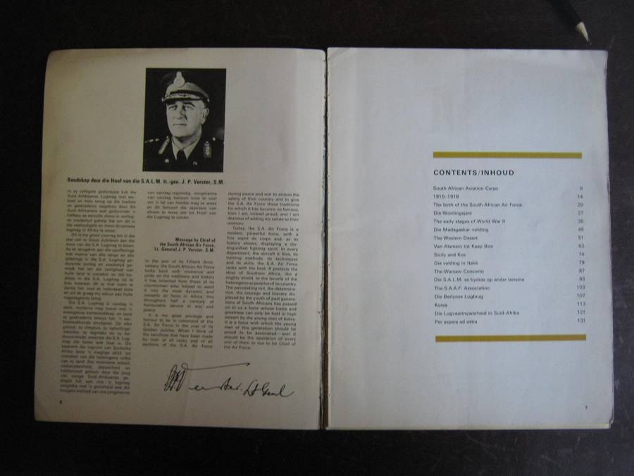 Per Aspera Ad Astra 1920-1970 SA Airforce Golden Jubilee Souvenir Book