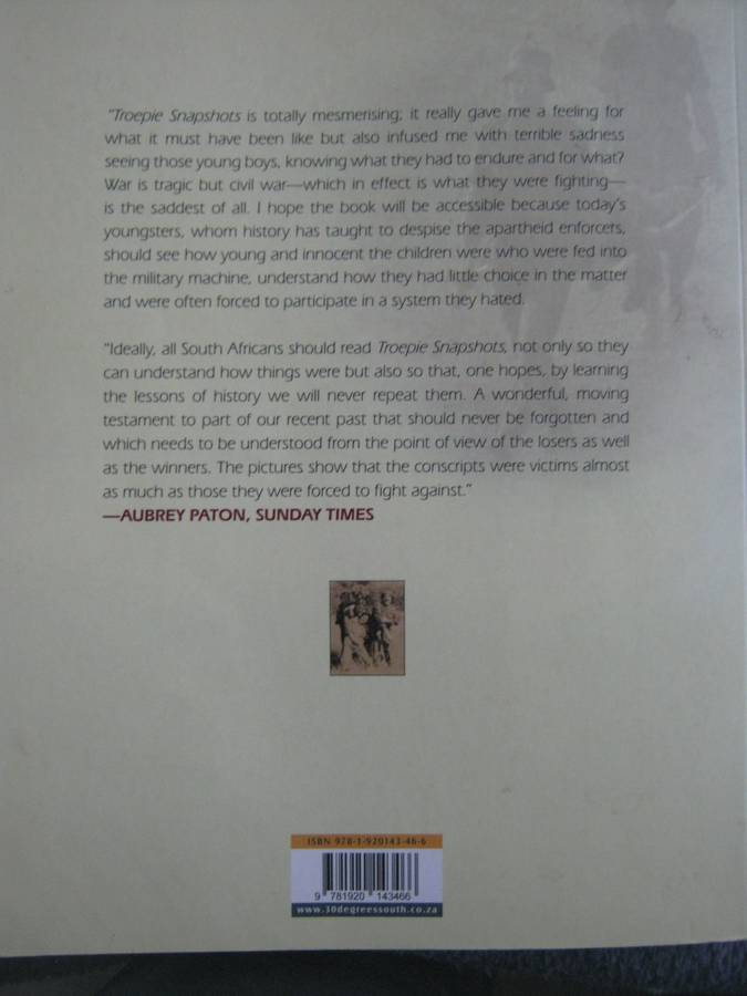 Troepie Snapshots Pictorial Recollections of the South African Border War Cameron Blake