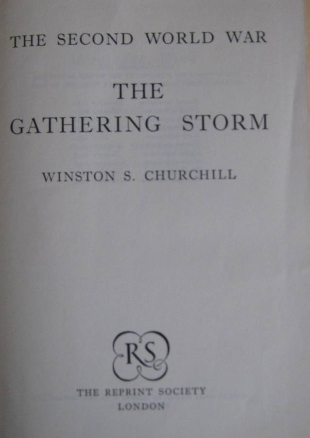 The Second World War Six Volumes Winston Churchill