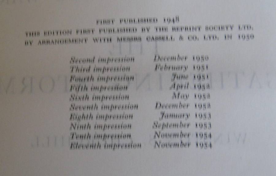 The Second World War Six Volumes Winston Churchill