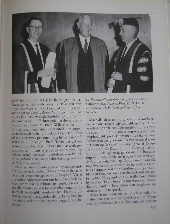 Professor H B Thom D J Kotze | Bun Booyens | G P J Trumpelmann