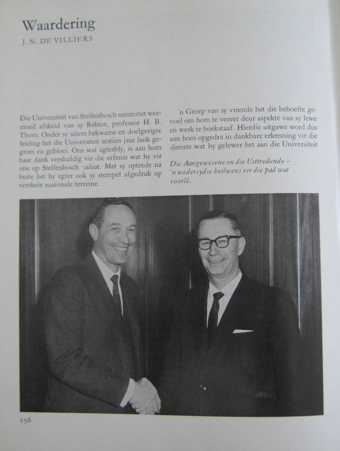 Professor H B Thom D J Kotze | Bun Booyens | G P J Trumpelmann