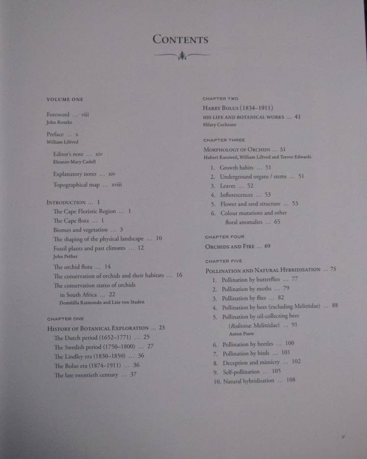 The Cape Orchids Regional, Monograph of the Orchids of the Cape Floristic Region. 2 Volumes. Signed