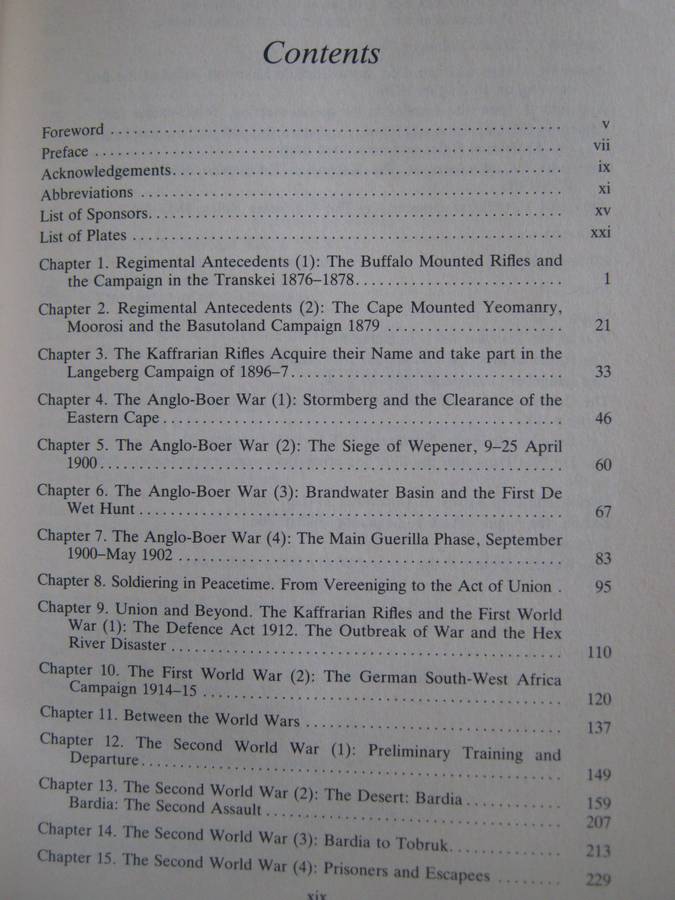 The Kaffrarian Rifles 1876  1986 Francis L Coleman