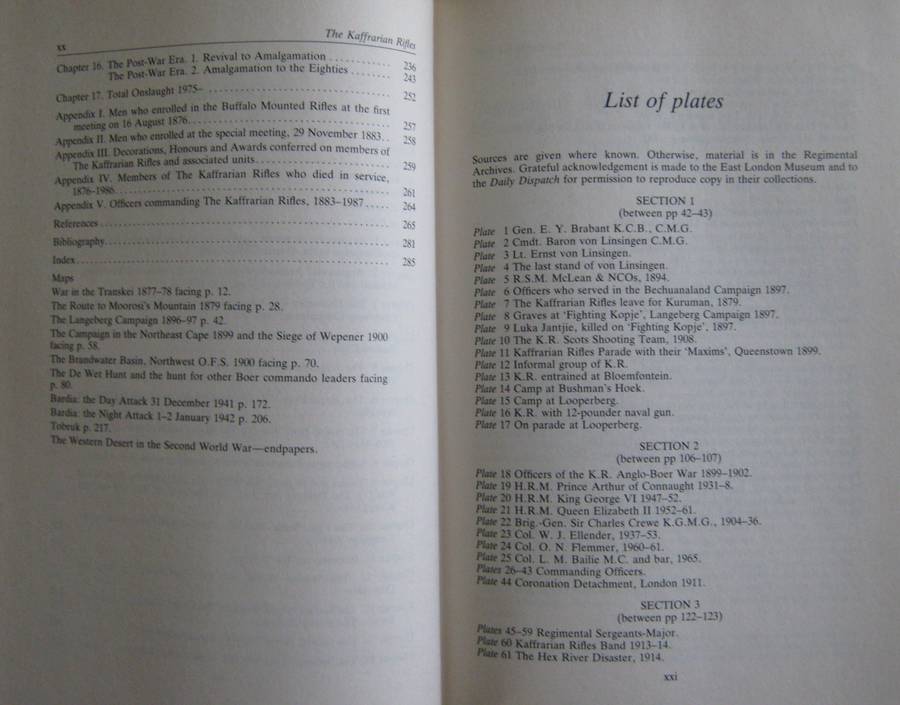 The Kaffrarian Rifles 1876  1986 Francis L Coleman