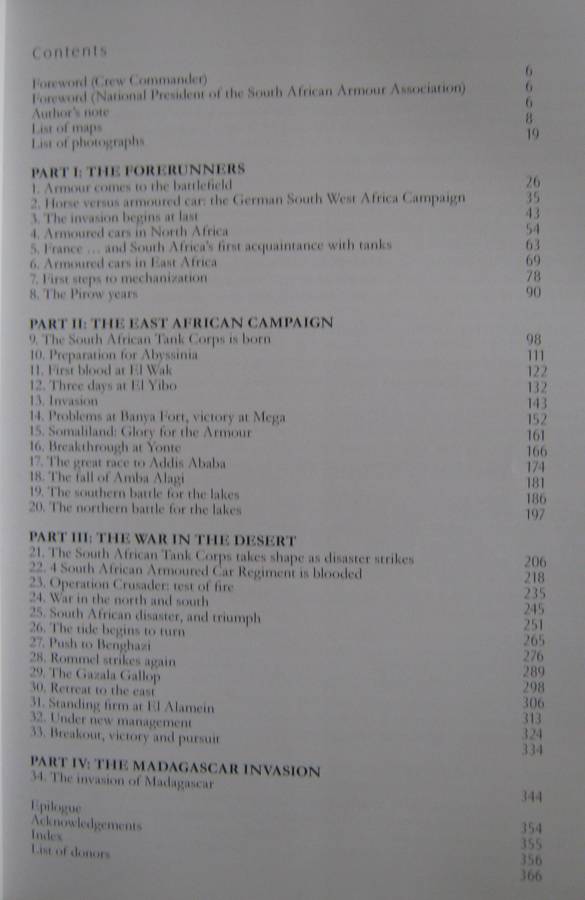 The Black Beret The History of South Africas Armoured Forces Volume 1  Signed by the author