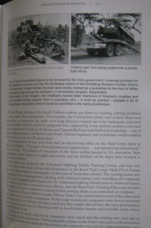The Black Beret The History of South Africas Armoured Forces Volume 1  Signed by the author