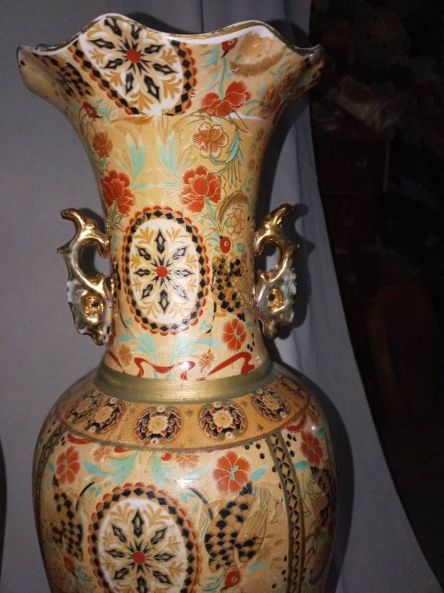 Old Japanese Vases x2