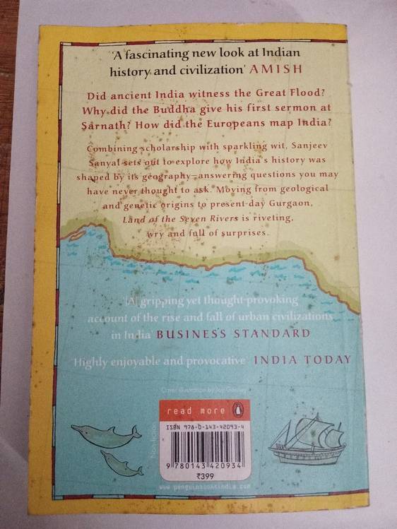 Land of the Seven Rivers by Sanjeev Sanyal