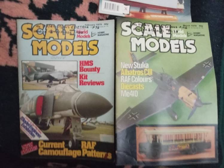 Scale Model magazines x 20  1973  1995