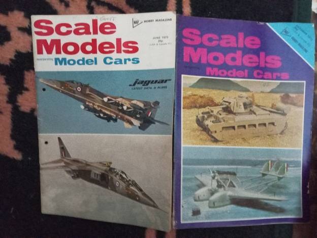 Scale Model magazines x 20  1973  1995