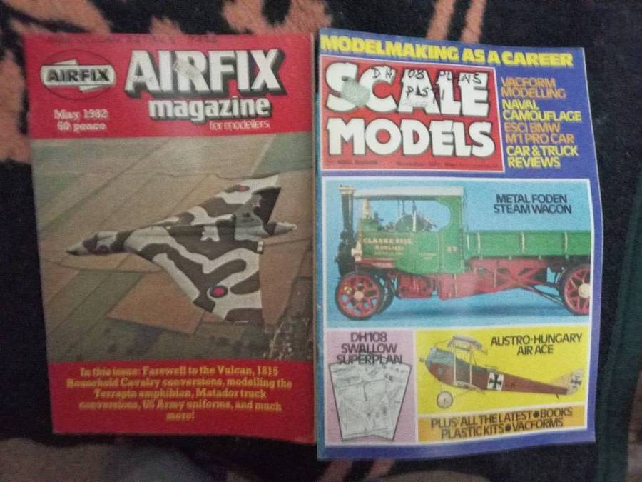 Scale Model magazines x 20  1973  1995