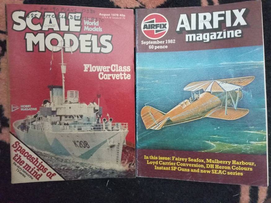 Scale Model magazines x 20  1973  1995