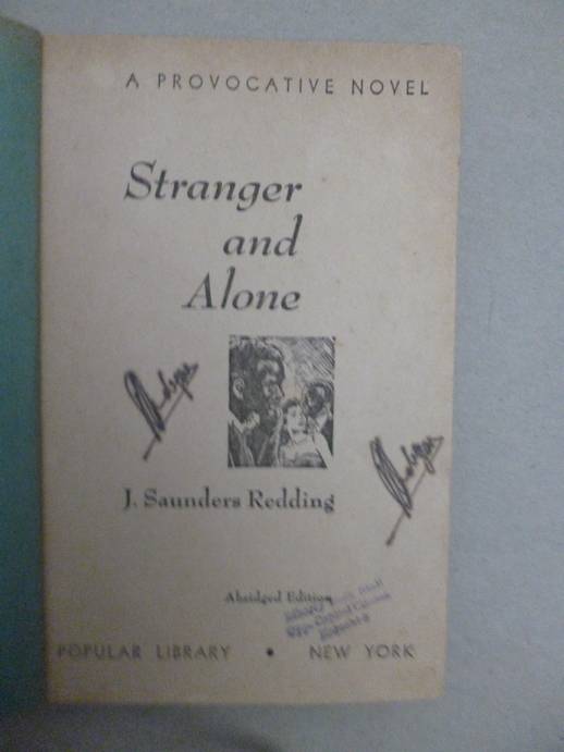 Stranger and alone 1951 Vintage novel