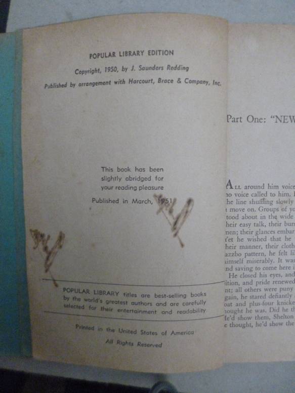Stranger and alone 1951 Vintage novel