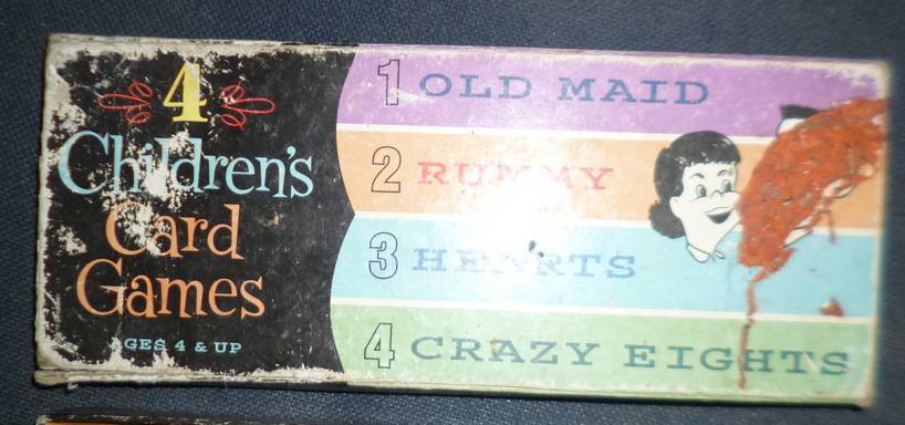 Whitman Box Set of 5 Children's Card Games 1960's