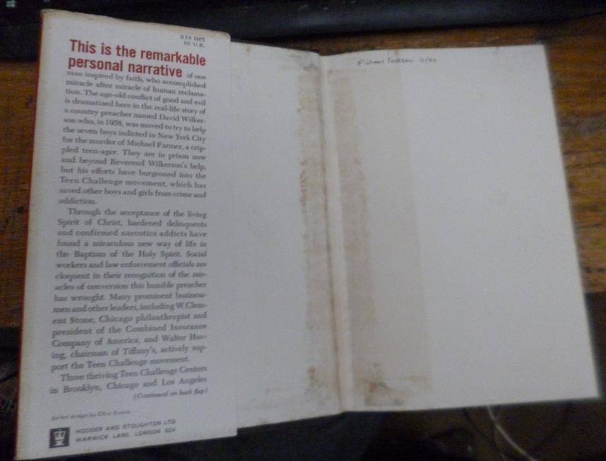 The Cross and The Switchblade   1st Ed.