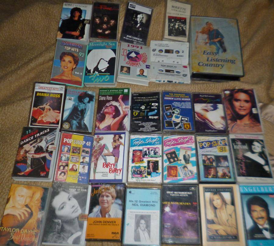 Cassette Tapes . Music x34