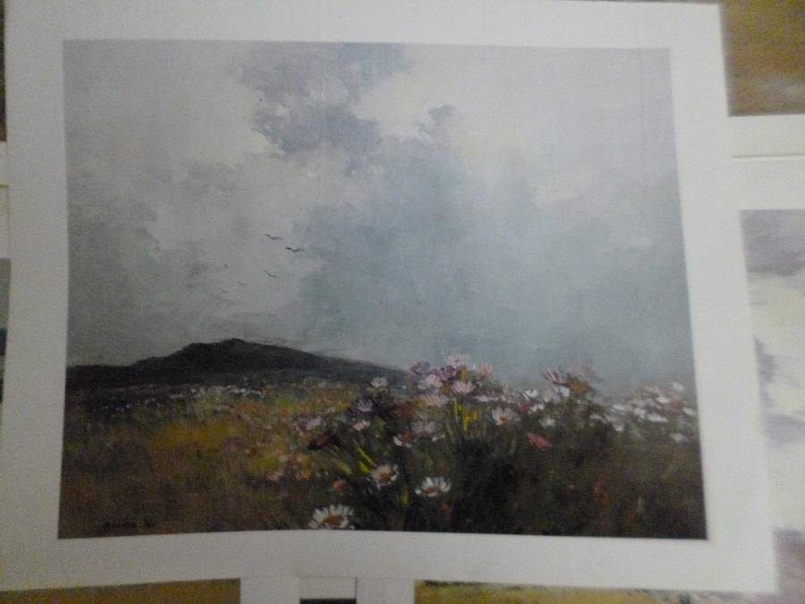 5 landscape prints by ?