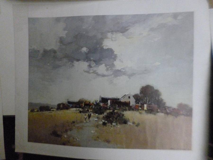 5 landscape prints by ?