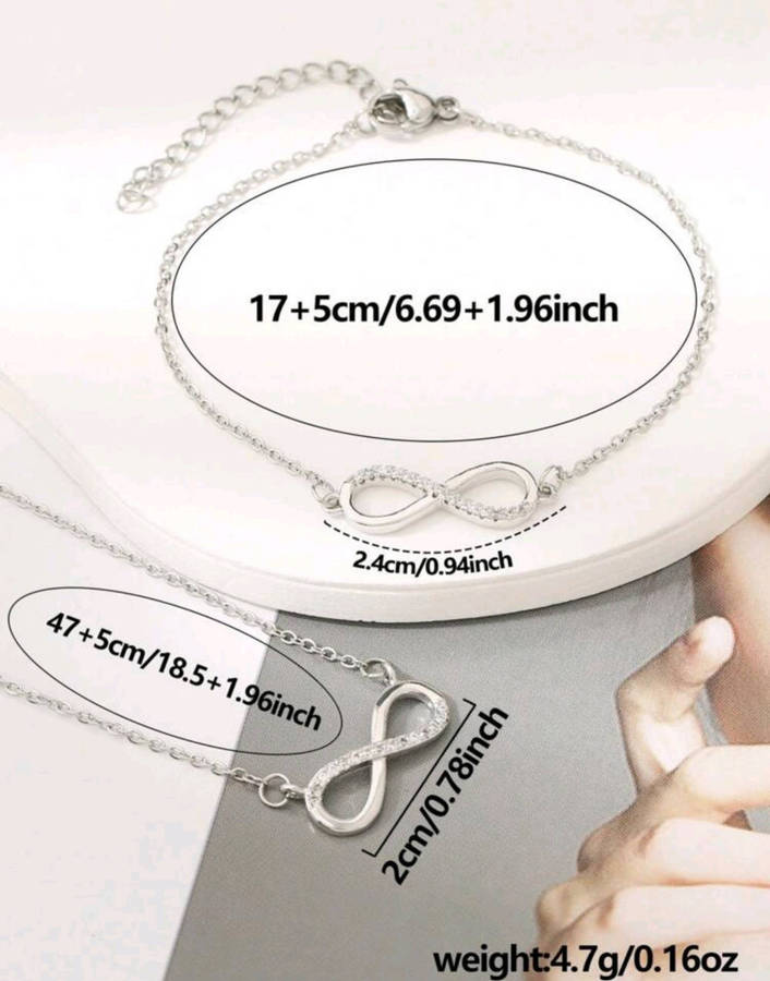Infinity Bracelet & Nevklace