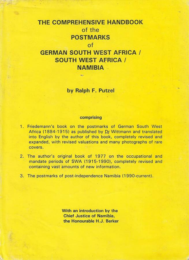 The comprehensive Postmarks of GSWA, SWA and Namibia (Literature)