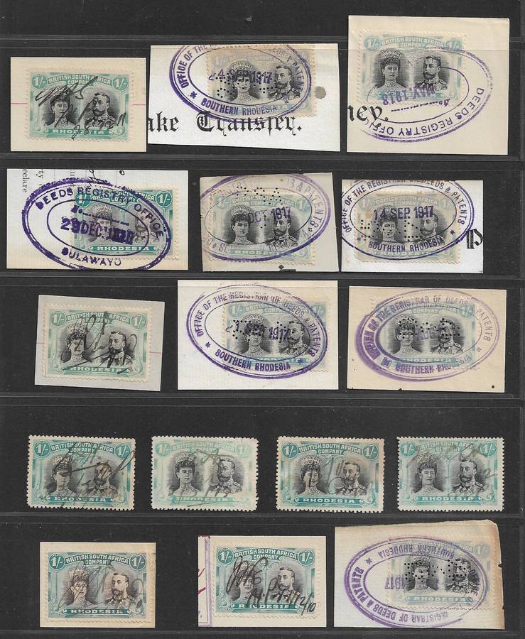 British South Africa Company Double Heads revenue usage great study material shades etc.