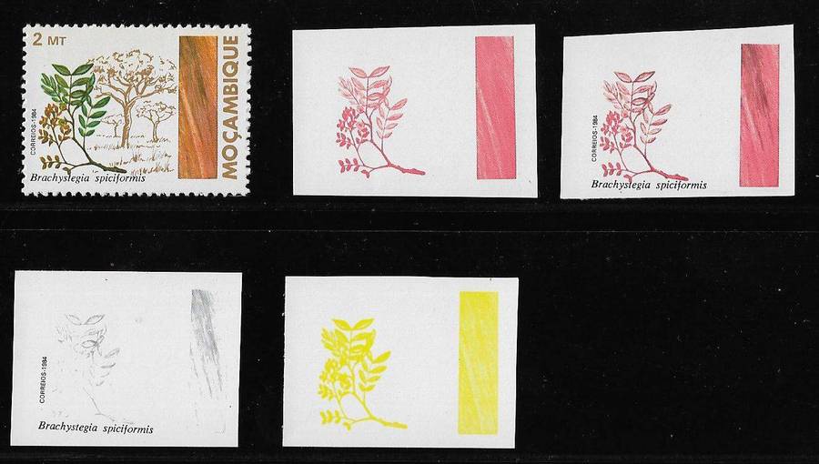 Mozambique trees issue imperforated proofs.