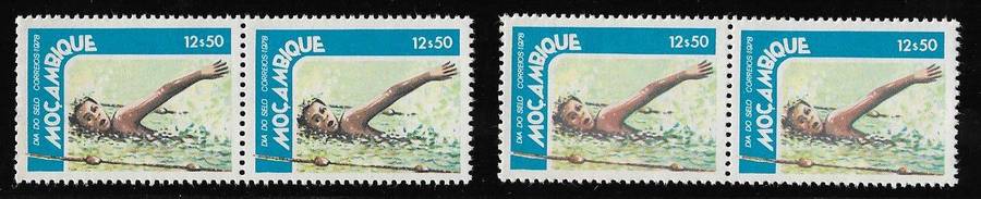 Mozambique colour difference (x2) pairs.