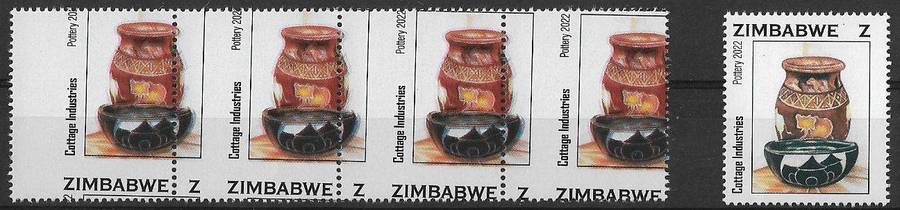 Zimbabwe variety perforation shift plus normal for comparison.
