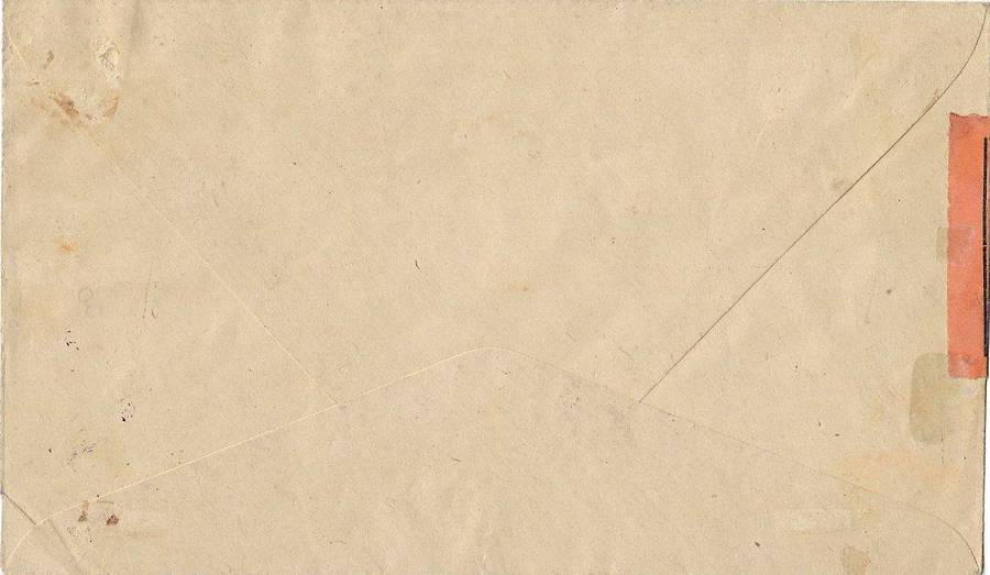 1925 Airmail cover 21d rate as it includes the full set of air mail stamps issued 26 February 1925.