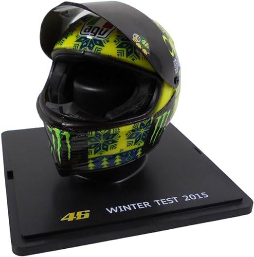 Valentino Rossi Moto GP Winter Test 15 Scale Helmet 2015 Season Mini Helmet