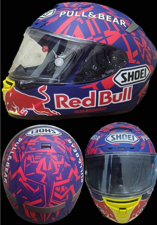 Full Face Marquez 93 Motorcycle Helmet Medium - Qike Make