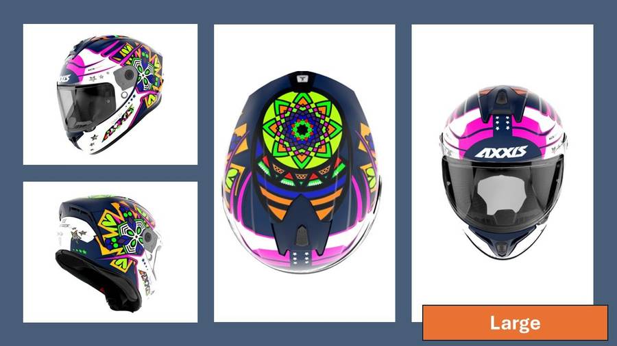 Motorcycle Helmet - Large