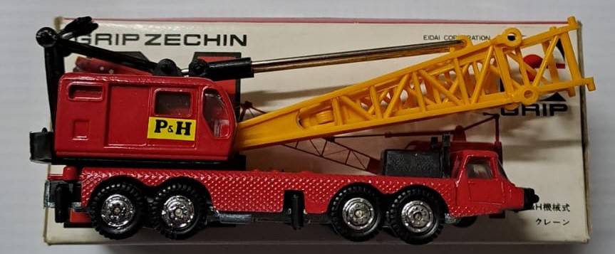 Model Trains/Cars + - N-Scale 1/140 1 x Grip Zechin Crane Metal (Red & Yellow).