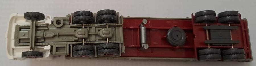 Model Trains/Cars HO 1 x Wiking Truck & Open Trailer.
